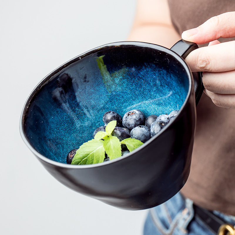 Kreative Keramik Becher Förmigen Becher Nordic Kaffee Tasse Japanischen