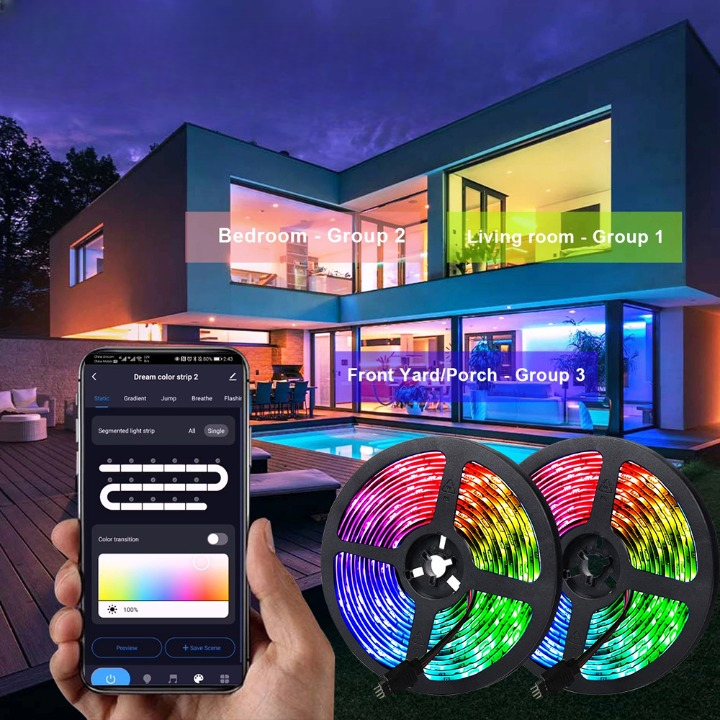 ColorWave -  Farbige LED Streifen