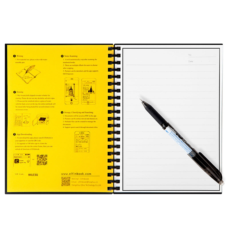 Elfinbook - das intelligente, wiederverwendbare Notizbuch