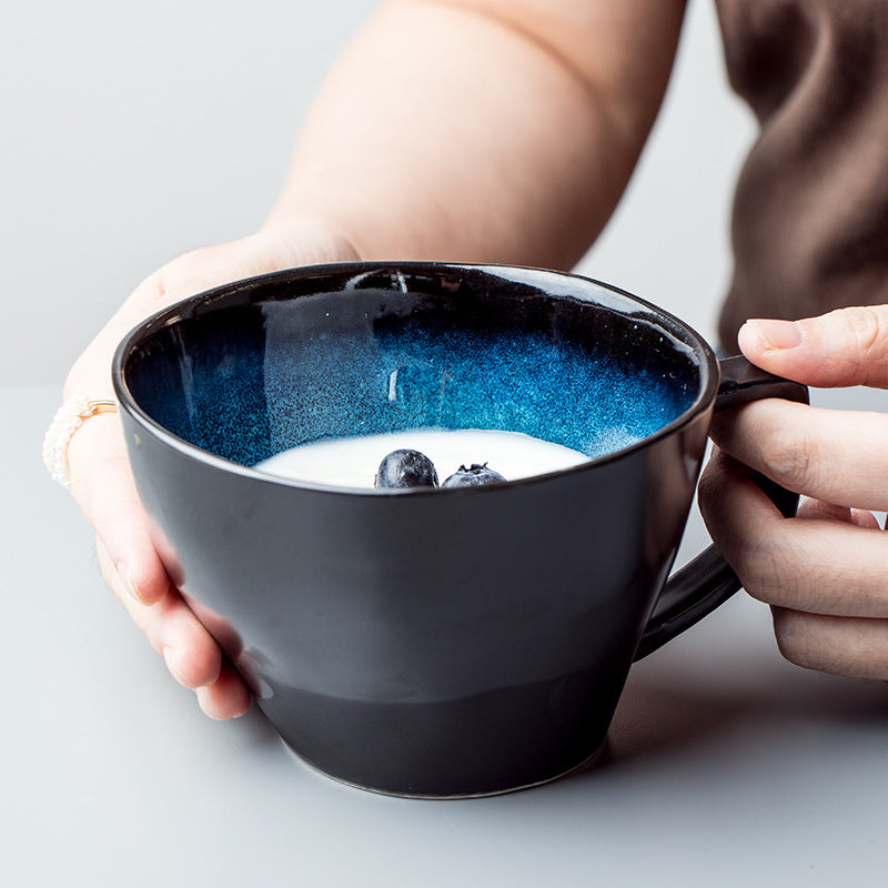 Kreative Keramik Becher Förmigen Becher Nordic Kaffee Tasse Japanischen